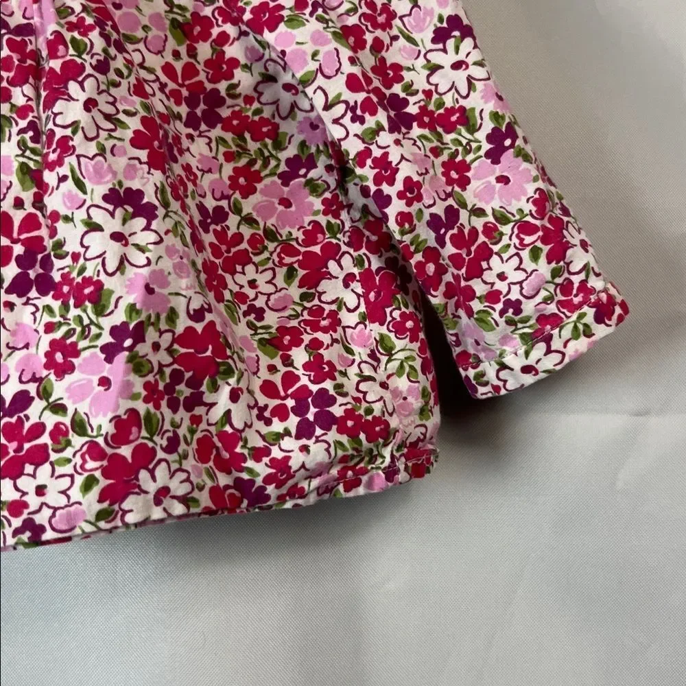 GAP Baby Floral peasant tunic dress long sleeves size 3-6 months
